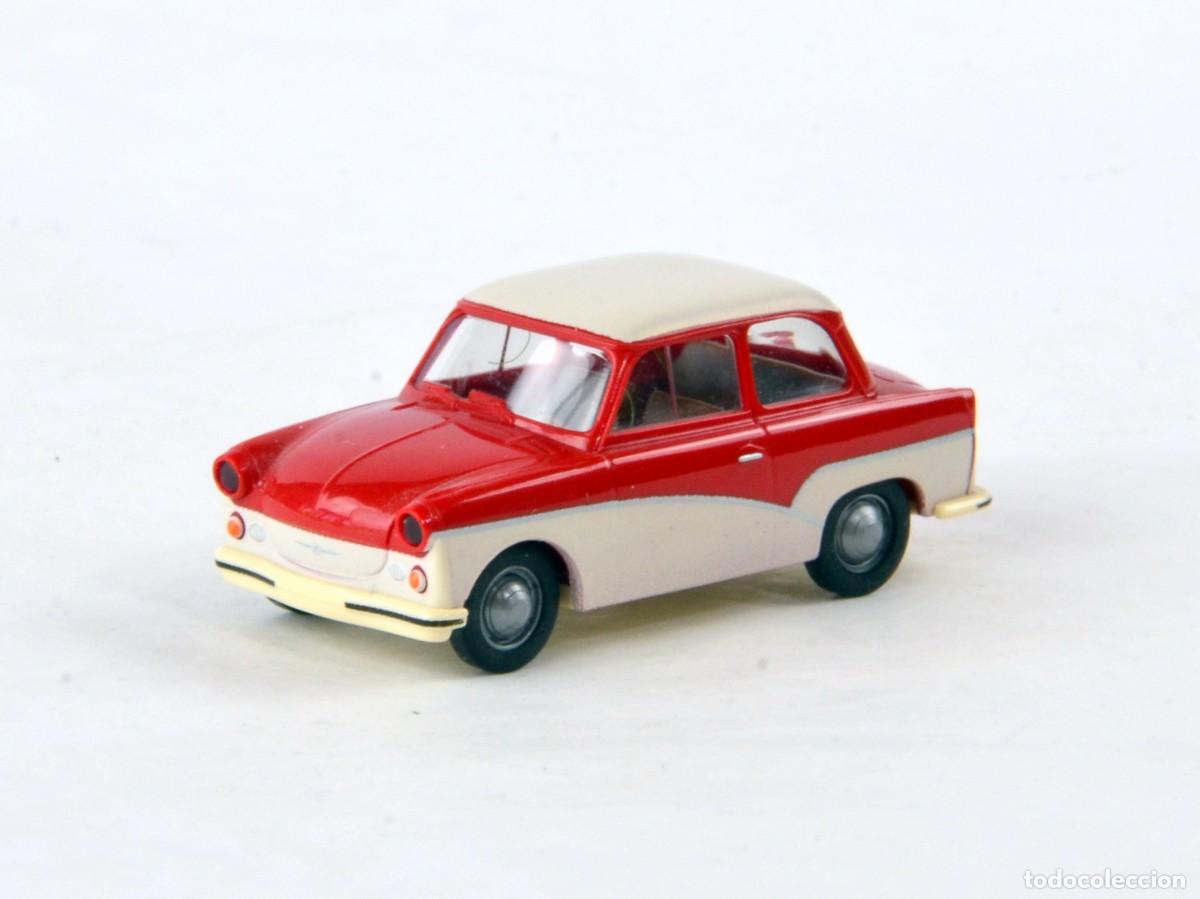 Coches a escala: Brekina Escala 1:87 H0 Trabant P50 Bicolor Impecable con Caja