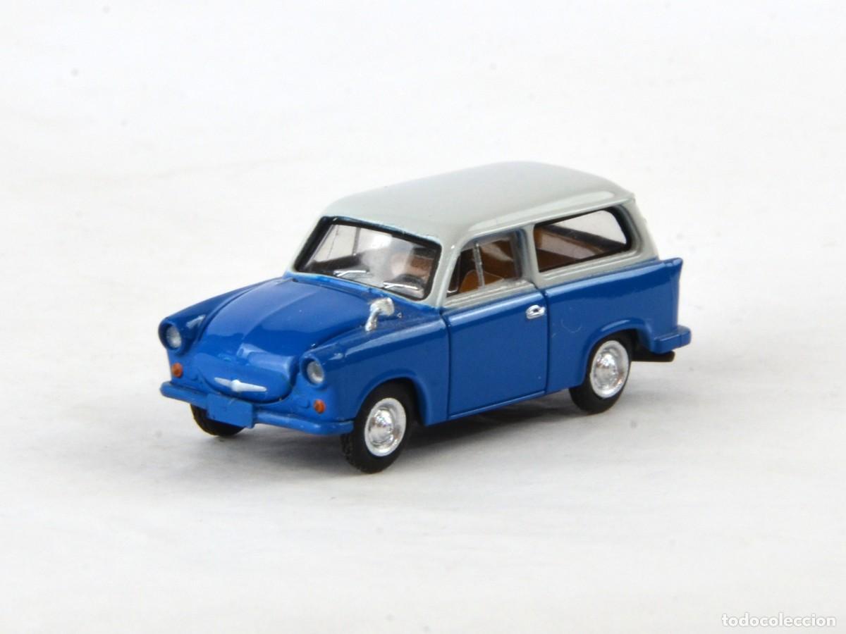 Coches a escala: Brekina Escala 1:87 H0 Trabant P50 Bicolor Kombi Impecable con Caja