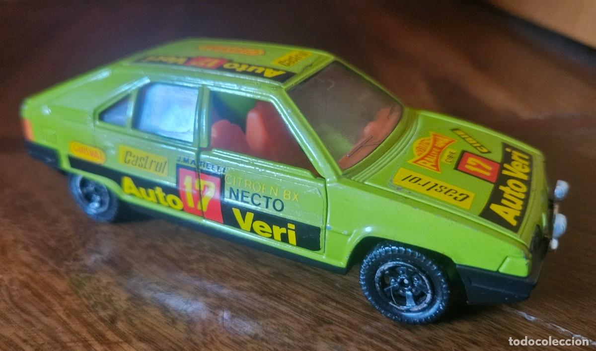 Auto in scala: GUISVAL - Citroen BX Rallye Roma 1:33 1/33 ref 441 verde Coleccion fuego Rally dificil