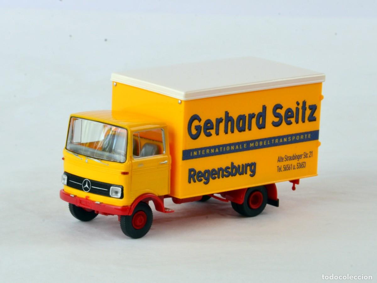 Coches a escala: Brekina Escala 1:87 H0 Mercedes Benz LP608 Gerhard Seitz Impecable con Caja