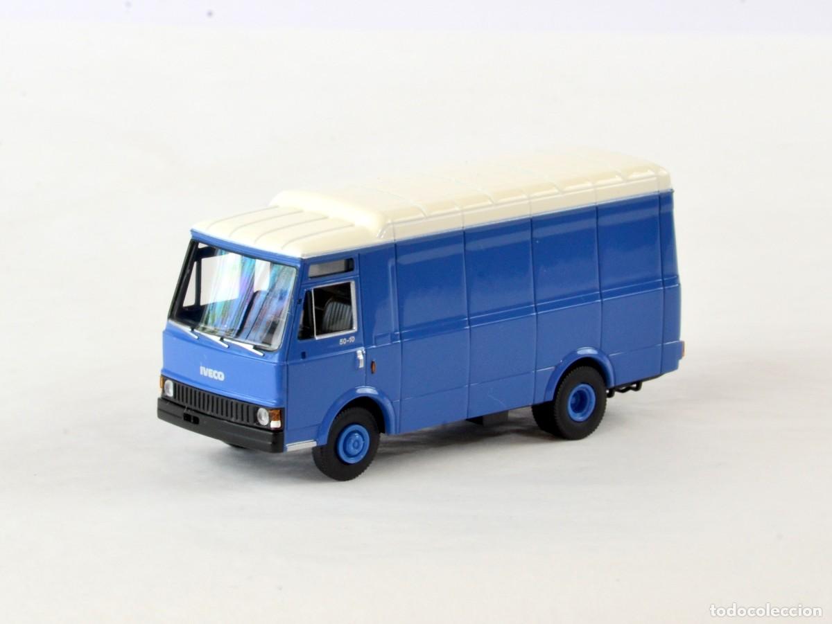 Coches a escala: Brekina Escala 1:87 H0 Iveco Zeta 50-10 Azul Impecable con Caja