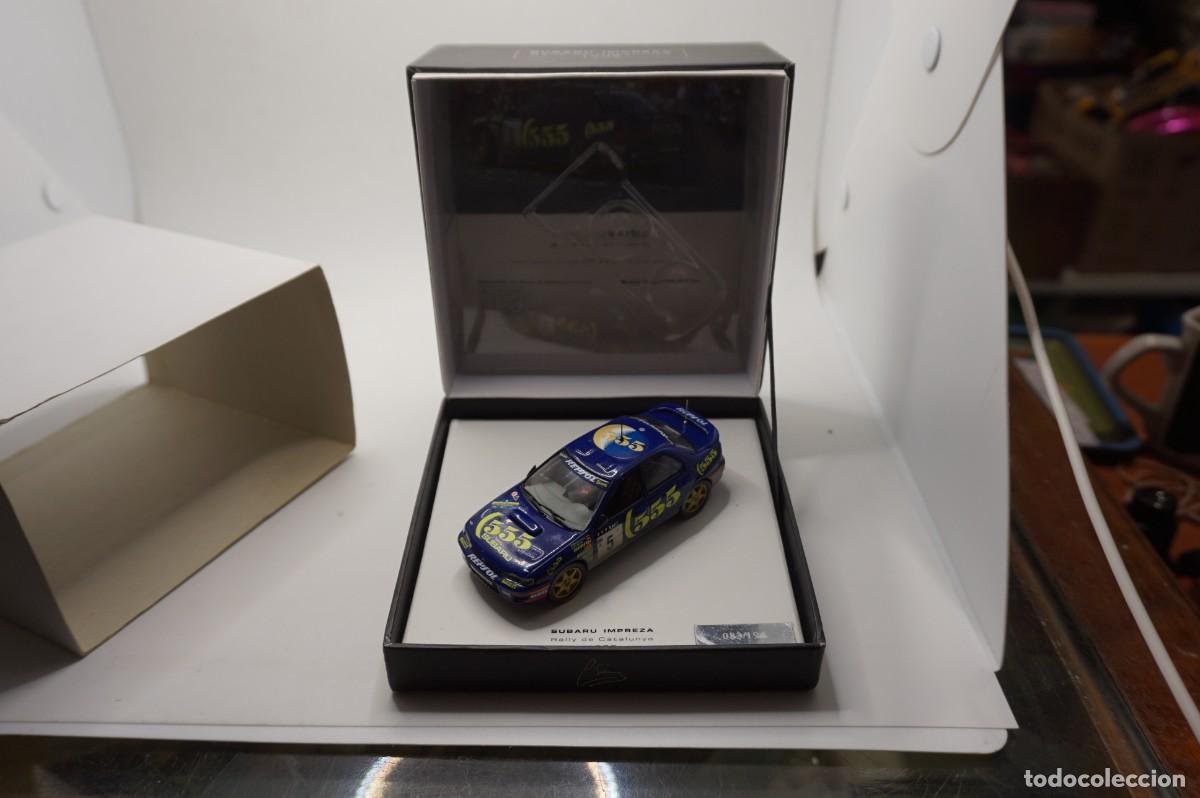 Coches a escala: COLECCION LIMITADA CARLOS SAINZ - SUBARU IMPREZA - RALLY DE CATALUNYA 1995