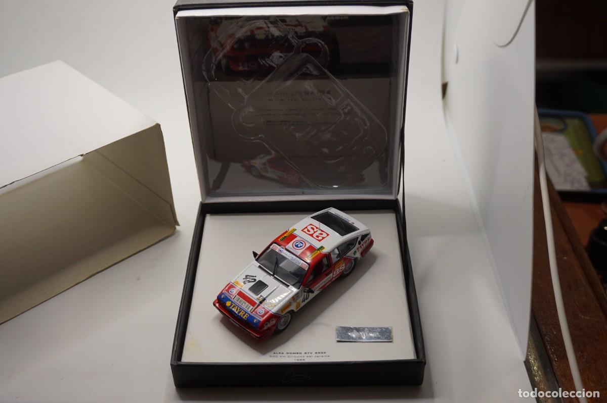 Coches a escala: COLECCION LIMITADA CARLOS SAINZ - ALFA ROMEO GTV 2500 - 500 KM CIRCUITO DEL JARAMA 1985
