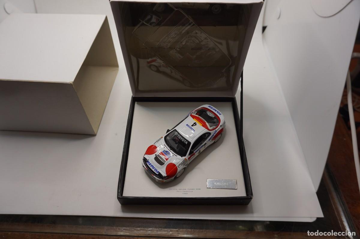 Coches a escala: COLECCION LIMITADA CARLOS SAINZ - TOYOTA CELICA TURBO 4WD - RALLY CATALUNYA 1992
