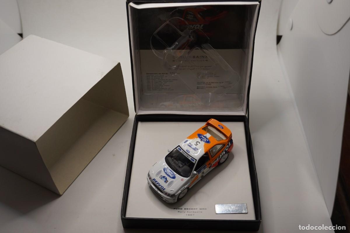 Coches a escala: COLECCION LIMITADA CARLOS SAINZ - FORD ESCORT WRC - RALLY ACROPOLIS 1997