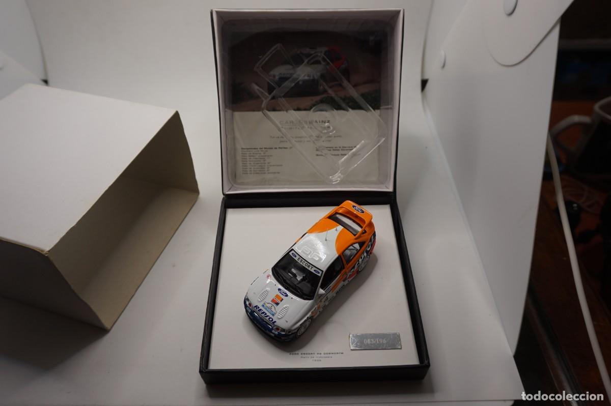 Coches a escala: COLECCION LIMITADA CARLOS SAINZ - FORD ESCORT RS COSWORTH - RALLY DE INDONESIA 1996