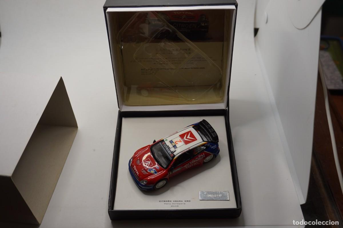 Coches a escala: COLECCION LIMITADA CARLOS SAINZ - CITROEN XSARA WRC - RALLY DE ACROPOLIS 2005