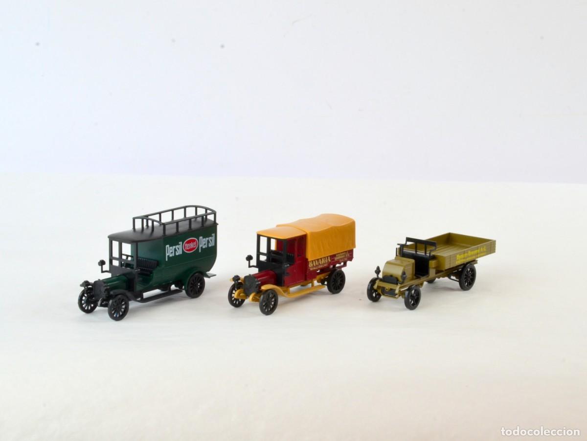 Coches a escala: M&auml;rklin Escala 1:87 H0 1894 Set de Camiones Hist&oacute;ricos Impecable con Caja