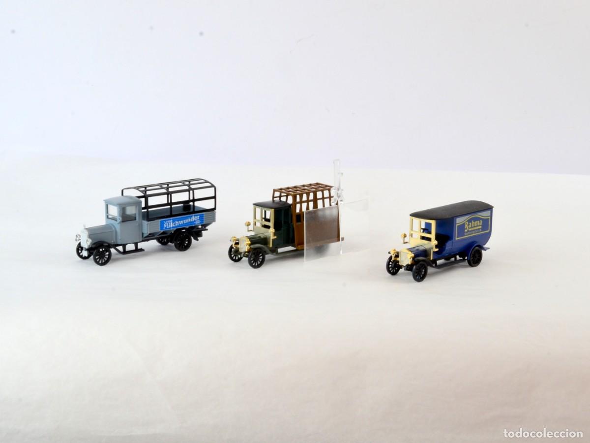 Coches a escala: M&auml;rklin Escala 1:87 H0 1884 Set de Camiones Hist&oacute;ricos Impecable con Caja