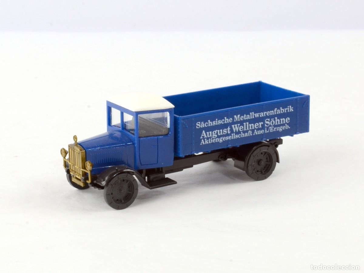 Coches a escala: Roskopf Escala H0 1:87 1006 Cami&oacute;n Mercedes Benz L5 1931 Deutsche Reichsbahn