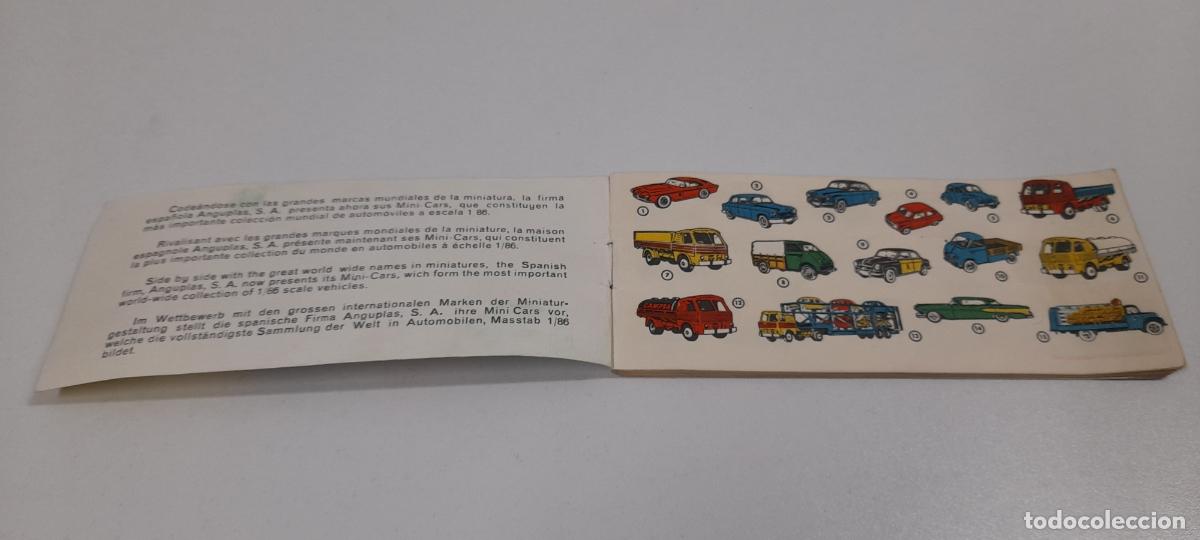 Coches a escala: ANTIGUO Y ORIGINAL CATALOGO DE MINI CRAS - ANGUPLAST - Foto 2