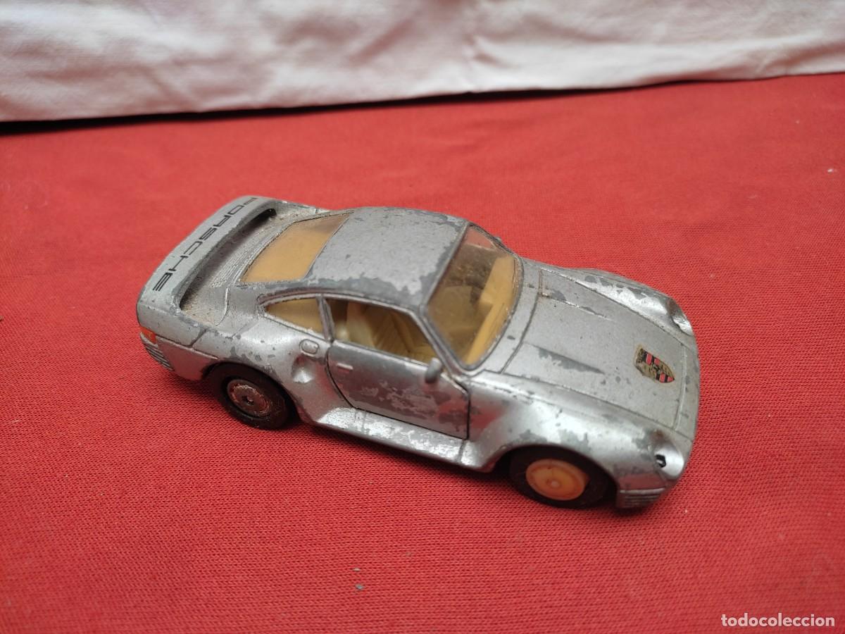Coches a escala: miniatura coche Porsche 959 de metal - escala 1/36 - MC Toys