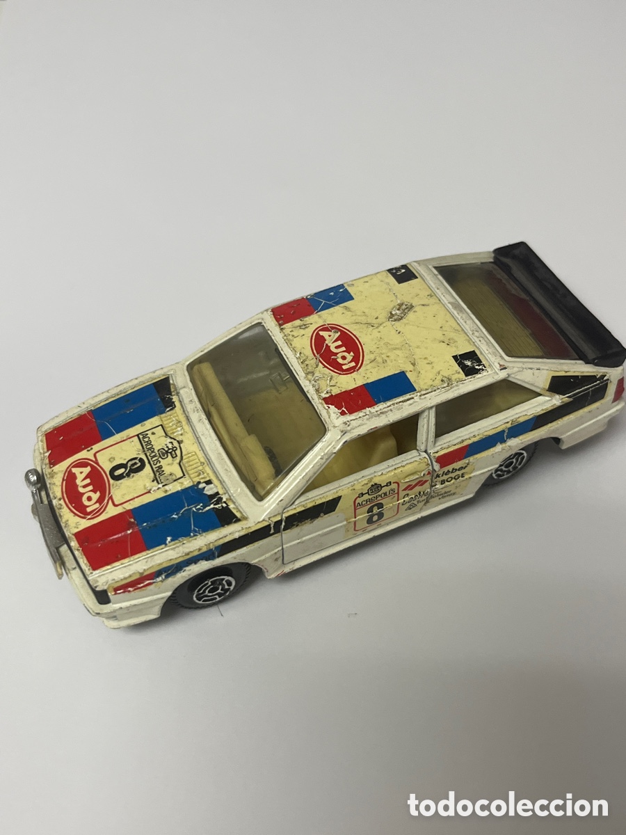 Voitures &agrave; l'&eacute;chelle: miniatura Guisval Audi Quattro, modelo de rally con decoraci&oacute;n de &eacute;poca /TOY30