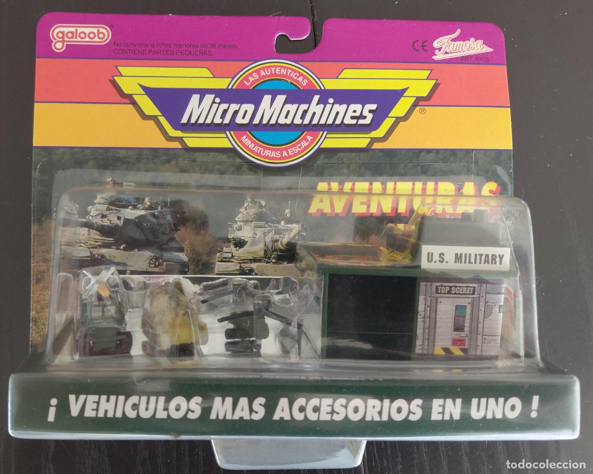 Coches a escala: Micro Machines Micromachines Colecci&oacute;n Aventura en Combate Militar en Blister Famosa