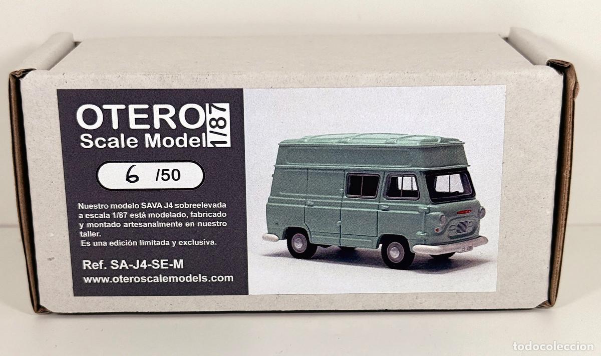 Coches a escala: Otero Scale Model 1/87 - Sava J4 Sobreelevada - Montada