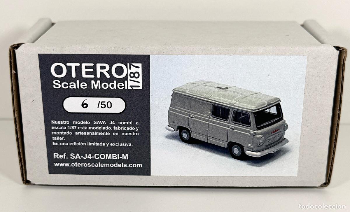 Coches a escala: Otero Scale Model 1/87 - Sava J4 Combi - Montada