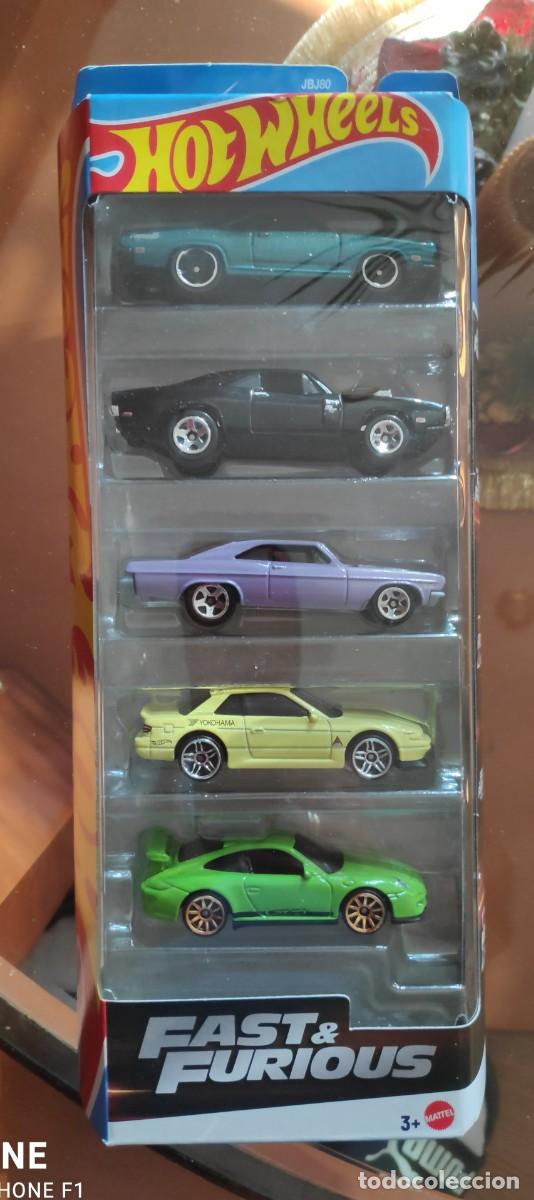 Coches a escala: 5 COCHES / ESCALA 1/64 DE HOTWHELLS EN SU BLISTER 70 DODGE CHARGER RT 1966 CHEVEROLET IMPALA PORSCHE