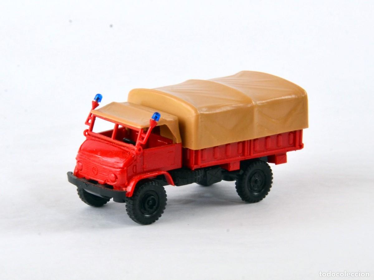 Coches a escala: Roco Escala 1:100 1:87 H0 Unimog S Bomberos