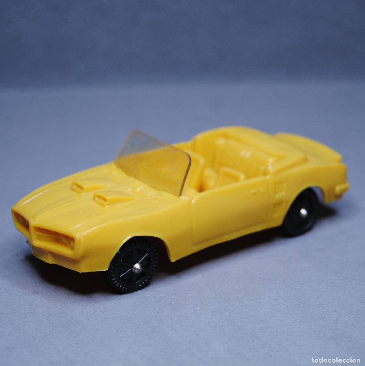 Coches a escala: Antiguo Pontiac Convertible Cabriolet marca AK Steel Co, Vinyl Line, circa 1970