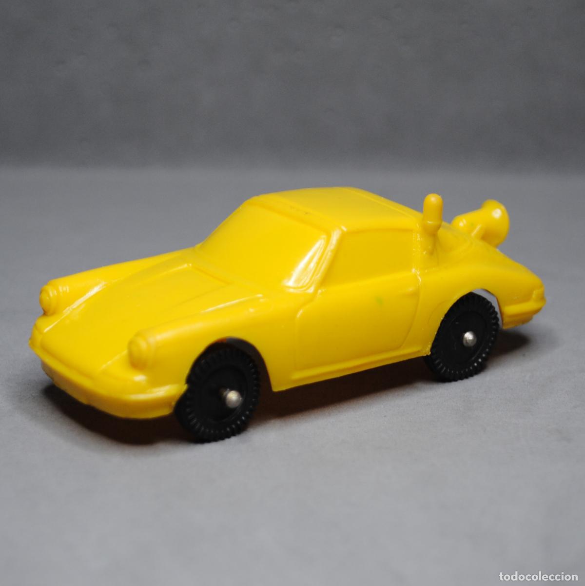 Coches a escala: Antiguo Porsche 911 Polic&iacute;a marca AK Steel Co, Vinyl Line, circa 1970