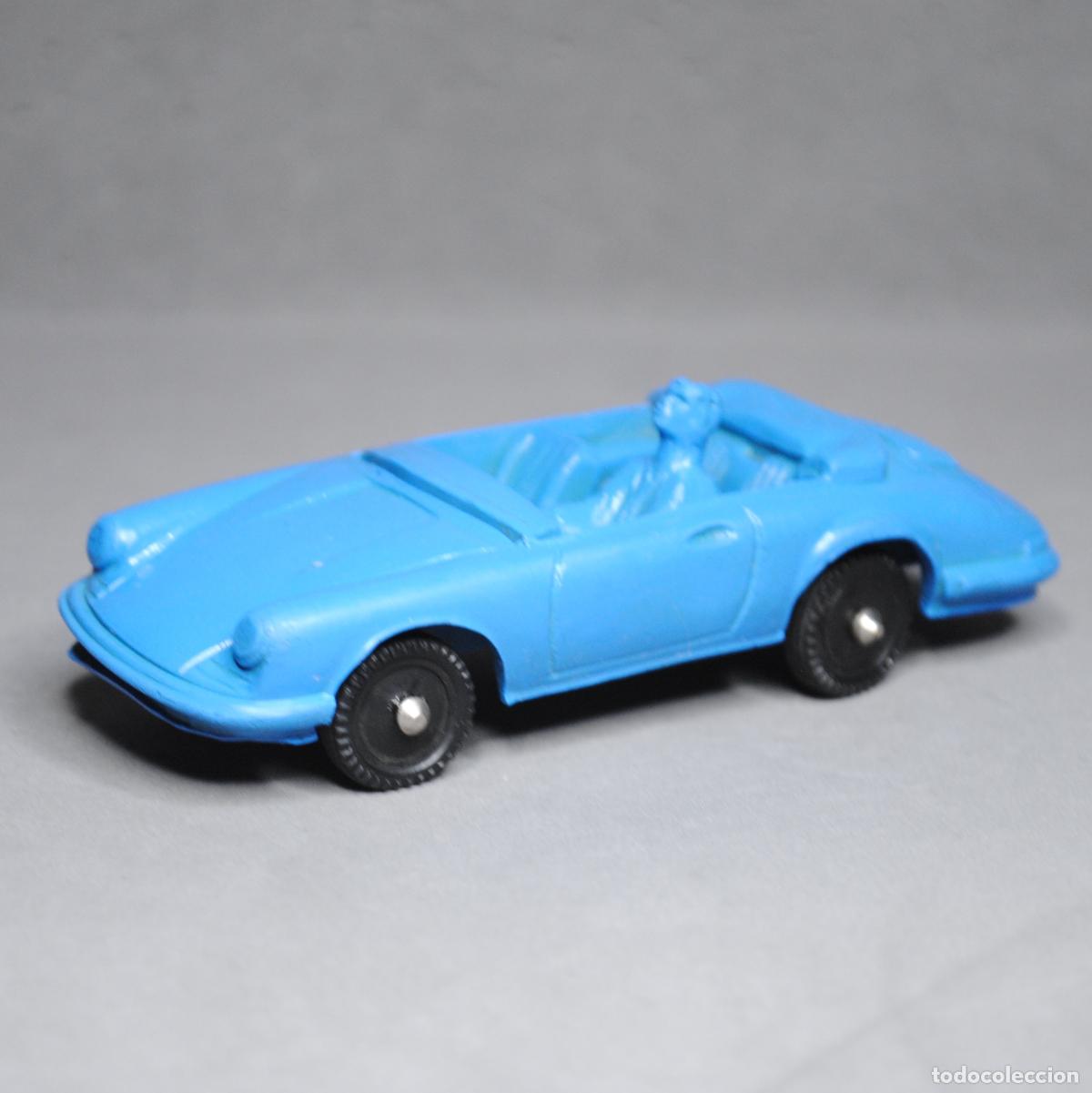 Coches a escala: Antiguo Porsche 911 Cabriolet marca AK Steel Co, Vinyl Line, circa 1970