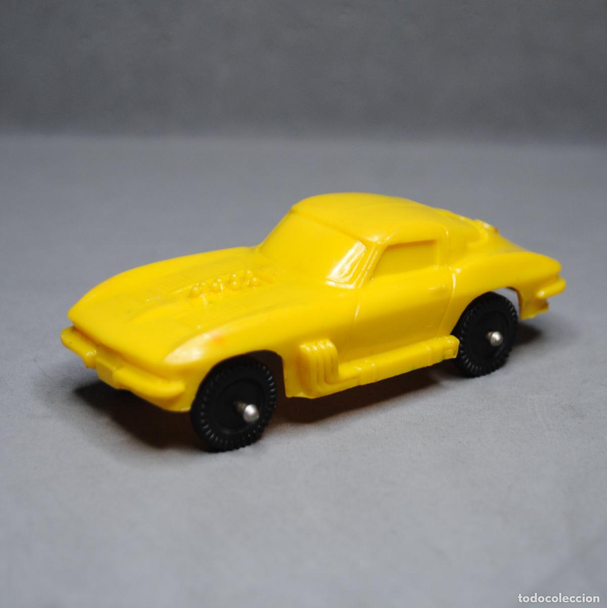 Coches a escala: Antiguo Chevrolet Corvette marca AK Steel Co, Vinyl Line, circa 1970