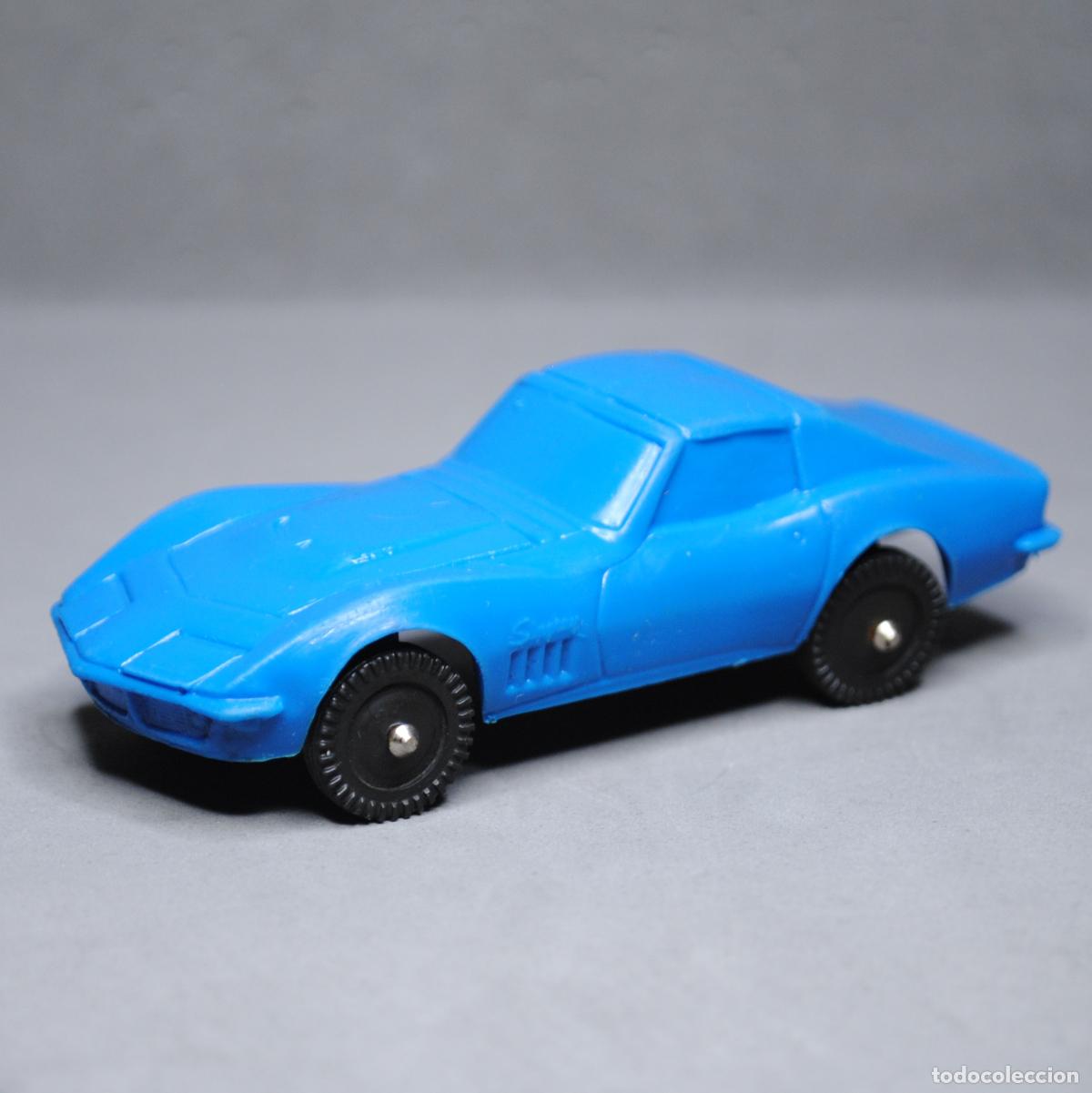 Coches a escala: Antiguo Chevrolet Corvette Stingray AK Steel Co, Vinyl Line, circa 1970