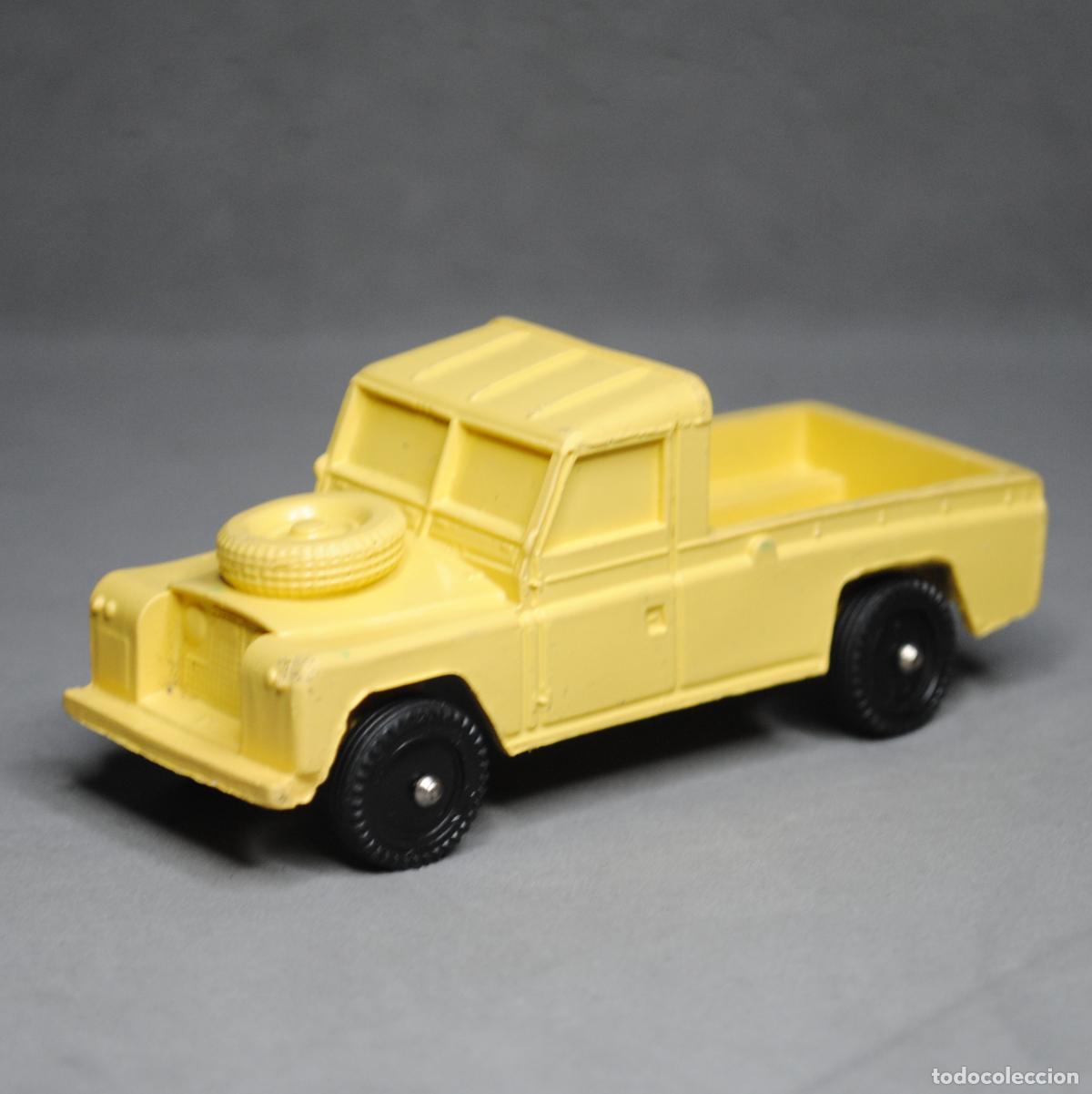 Coches a escala: Antiguo Land Rover 109 WB Pick-up AK Steel Co, Vinyl Line, circa 1970