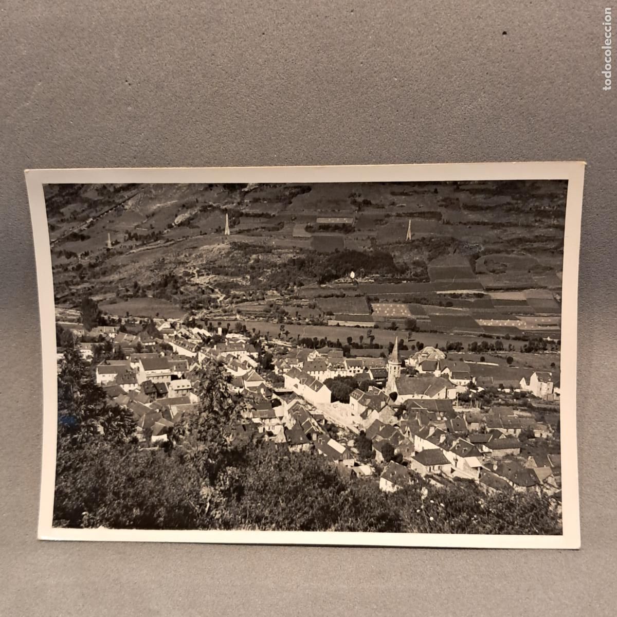 Coches a escala: Antigua fotograf&iacute;a de una vista de Viella, Valle de Aran, a&ntilde;o 1963