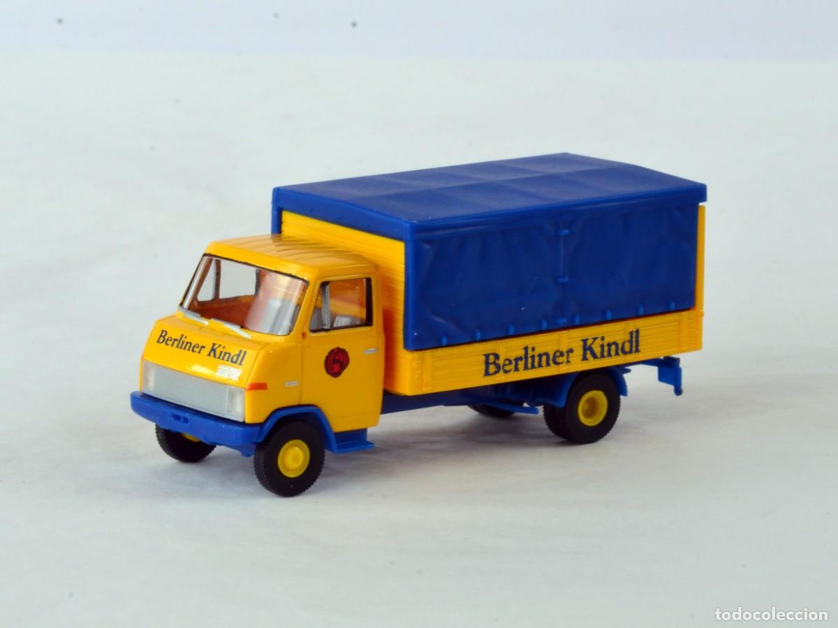 Coches a escala: Brekina Escala 1:87 H0 Hanomag Henschel F55 Berliner Kindl Impecable con Caja