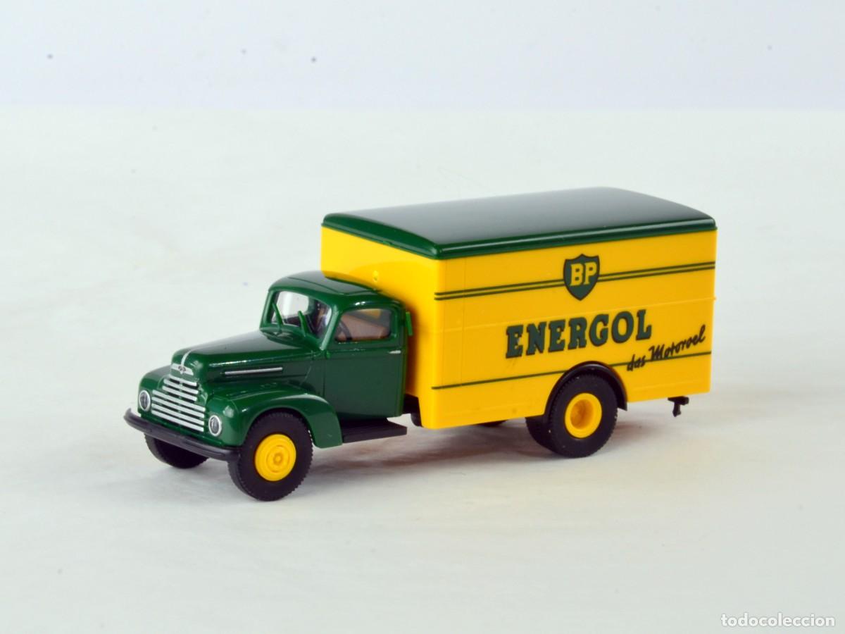 Coches a escala: Brekina Escala 1:87 H0 Ford FK3500 BP Energol Impecable con Caja