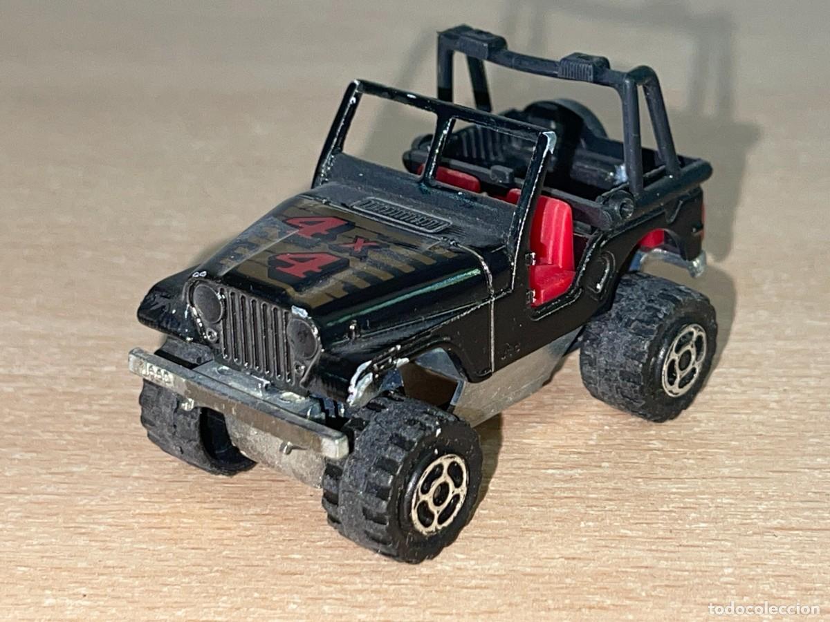 Coches a escala: Majorette 4x4 Jeep n&ordm;244-290 escala 1/54 die-cast metal car a&ntilde;os 80 Made in France 1:54 land rover