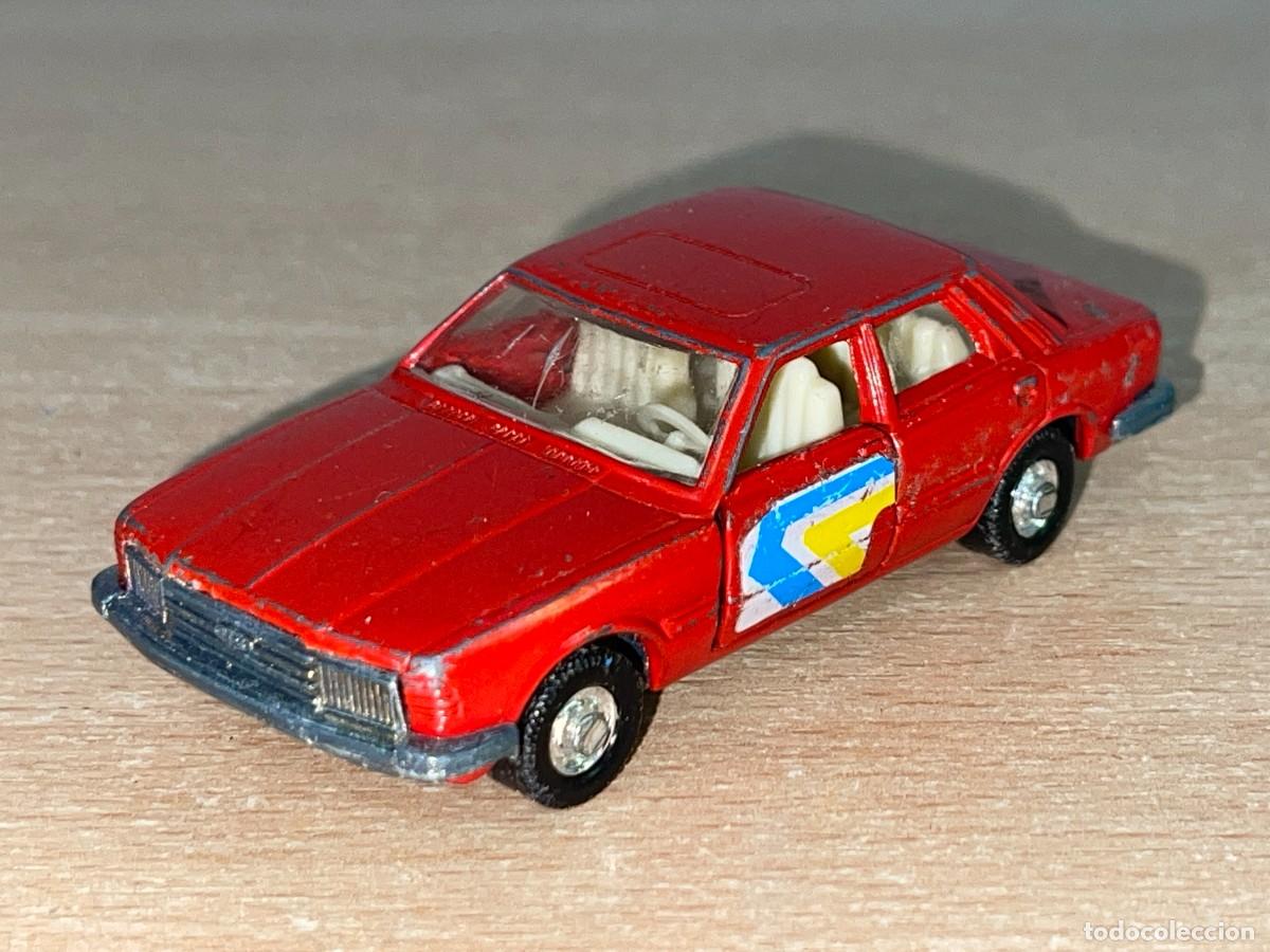 Coches a escala: Mira coche Ford Taunus rojo Ref. 172 Made in Spain a&ntilde;os 80 die-cast metal car