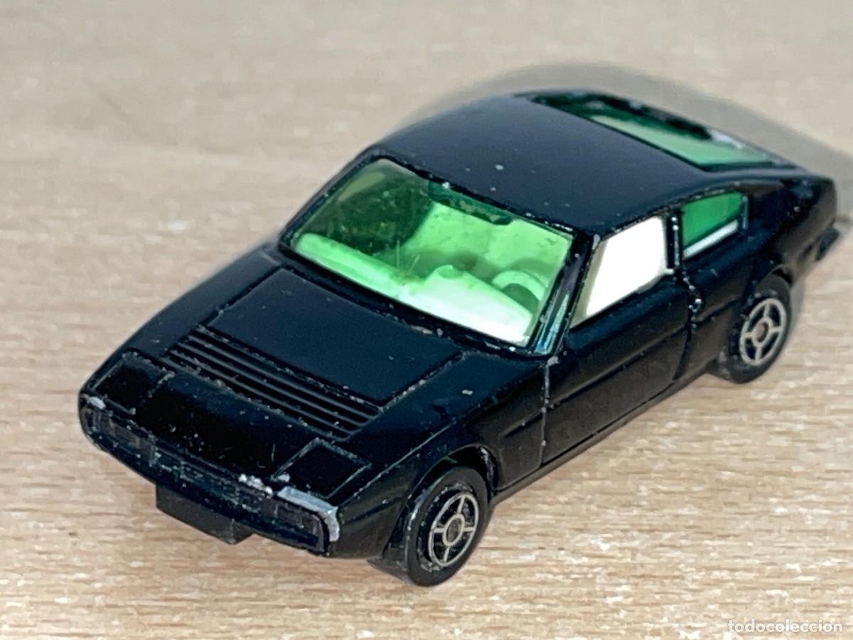 Coches a escala: Guisval coche Matra Simca Bagheera negro N&ordm; 39 1/64 Made in Spain a&ntilde;os 80 die-cast metal 1:64