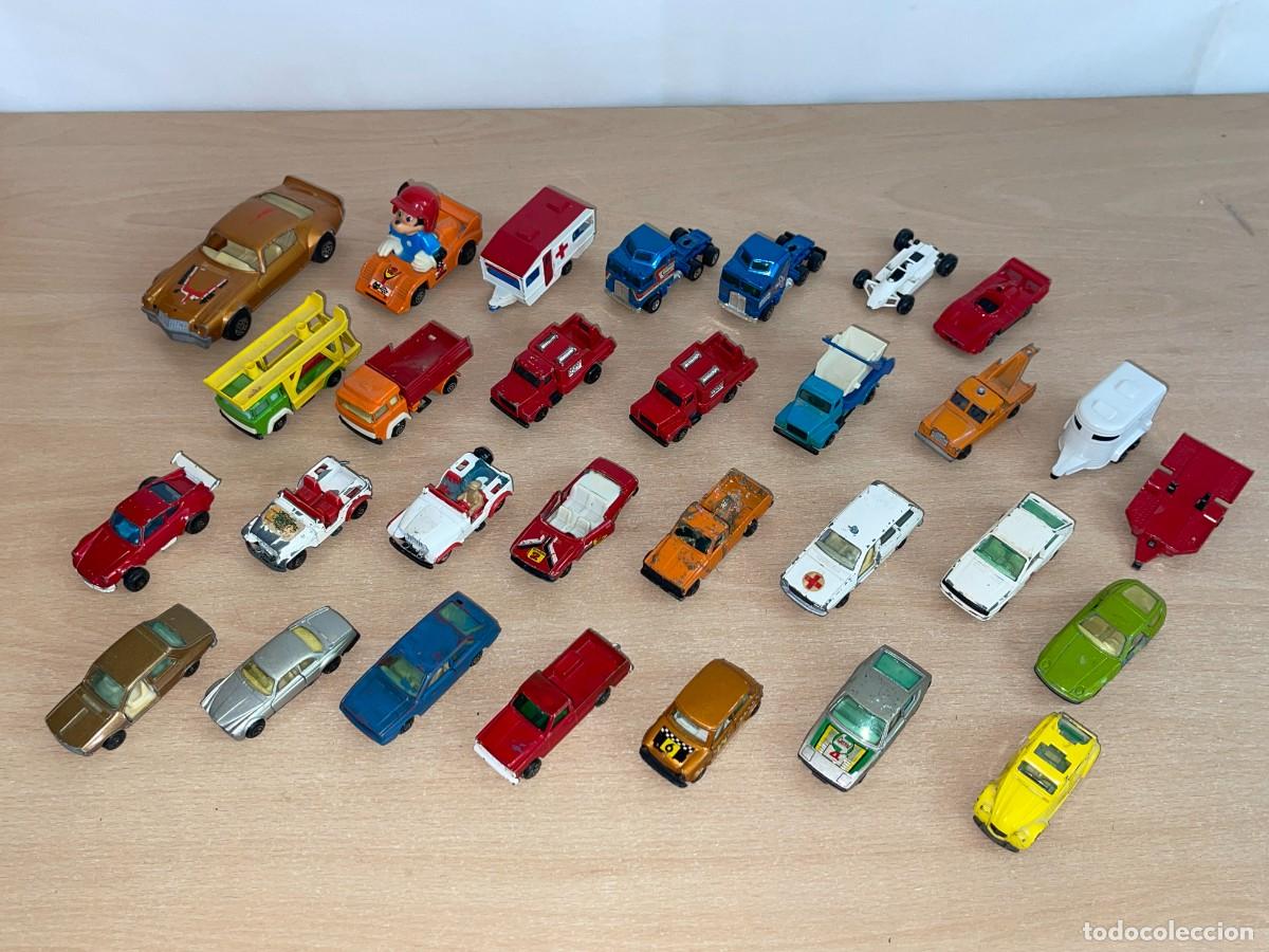 Coches a escala: Guisval LOTE 30 COCHES para desguazar o restaurar Made in Spain a&ntilde;os 70/80 die-cast metal 1:64 y m&aacute;s