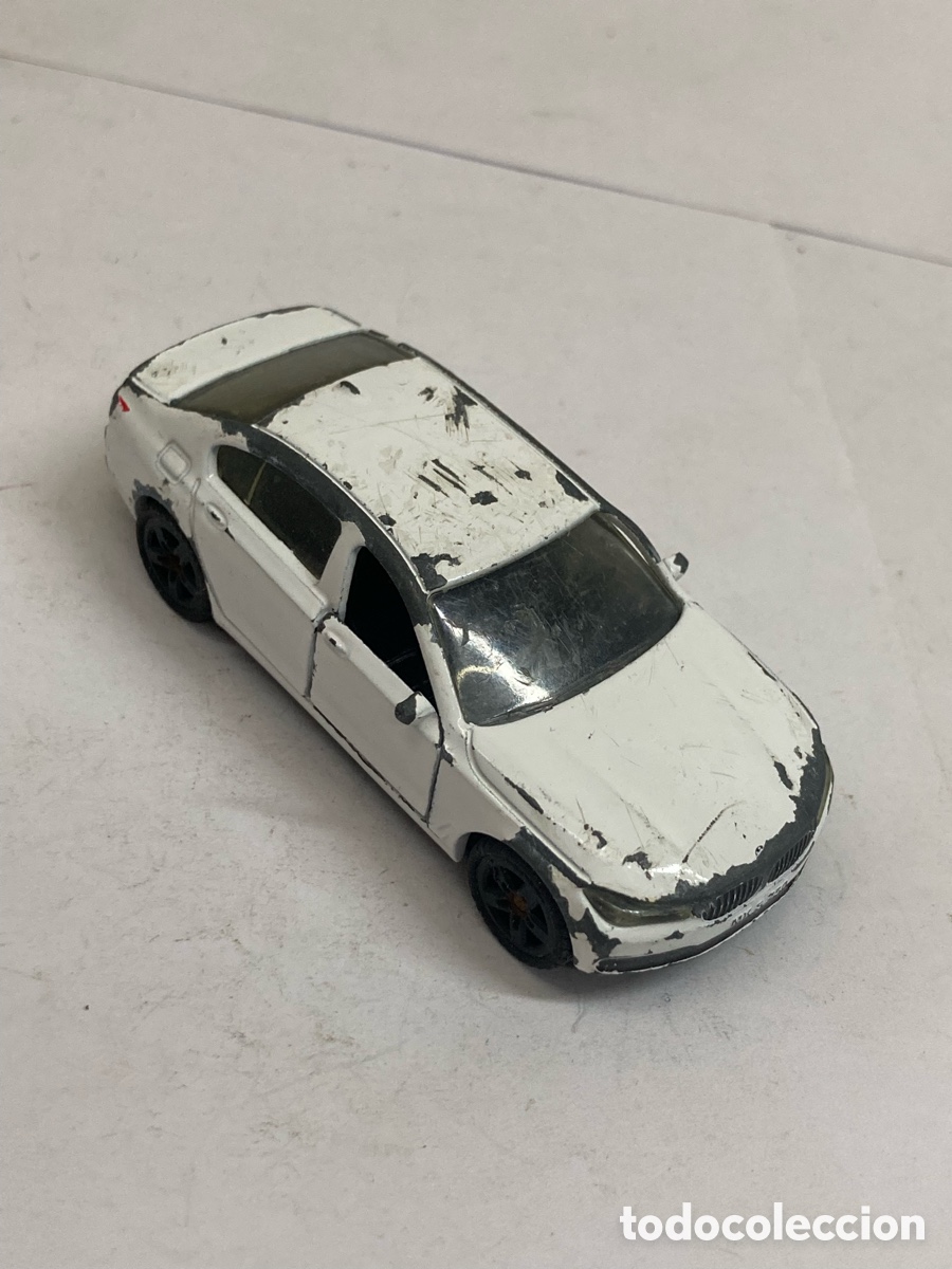 Coches a escala: Coche miniatura modelo a escala Siku 1509 BMW 750i color blanco