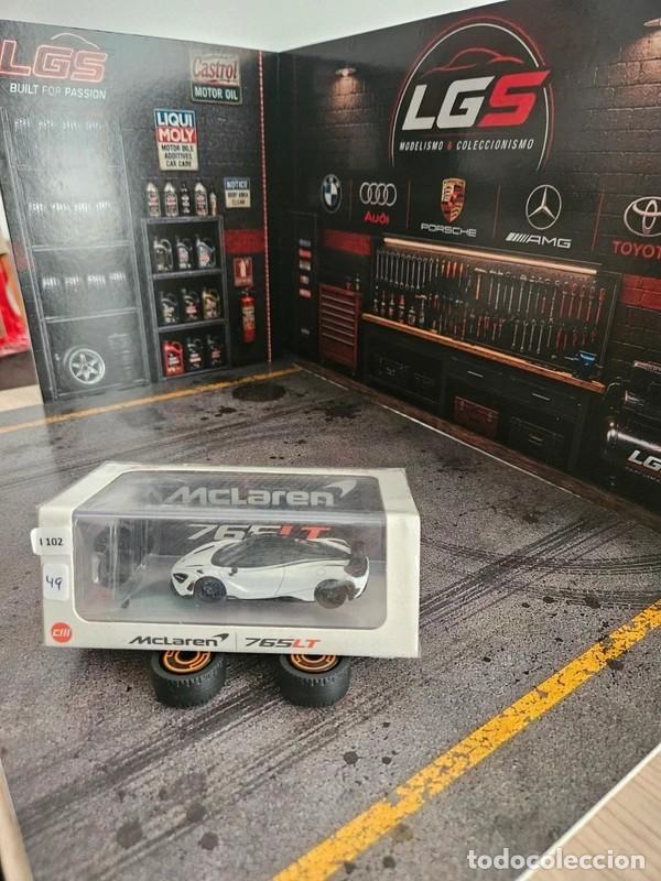 Coches a escala: coches escala 1/64 modelo honda Mclaren 765LT de la marca CMModel