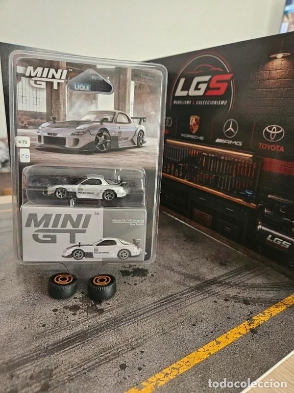 Coches a escala: coches escala 1/64 modelo Mazda rx7 marca Minigt