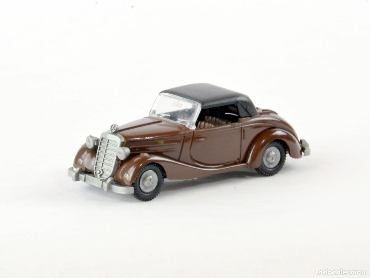 Coches a escala: Pralin&eacute; Escala 1:87 H0 Mercedes Benz 170S Cabrio Cerrado Marr&oacute;n