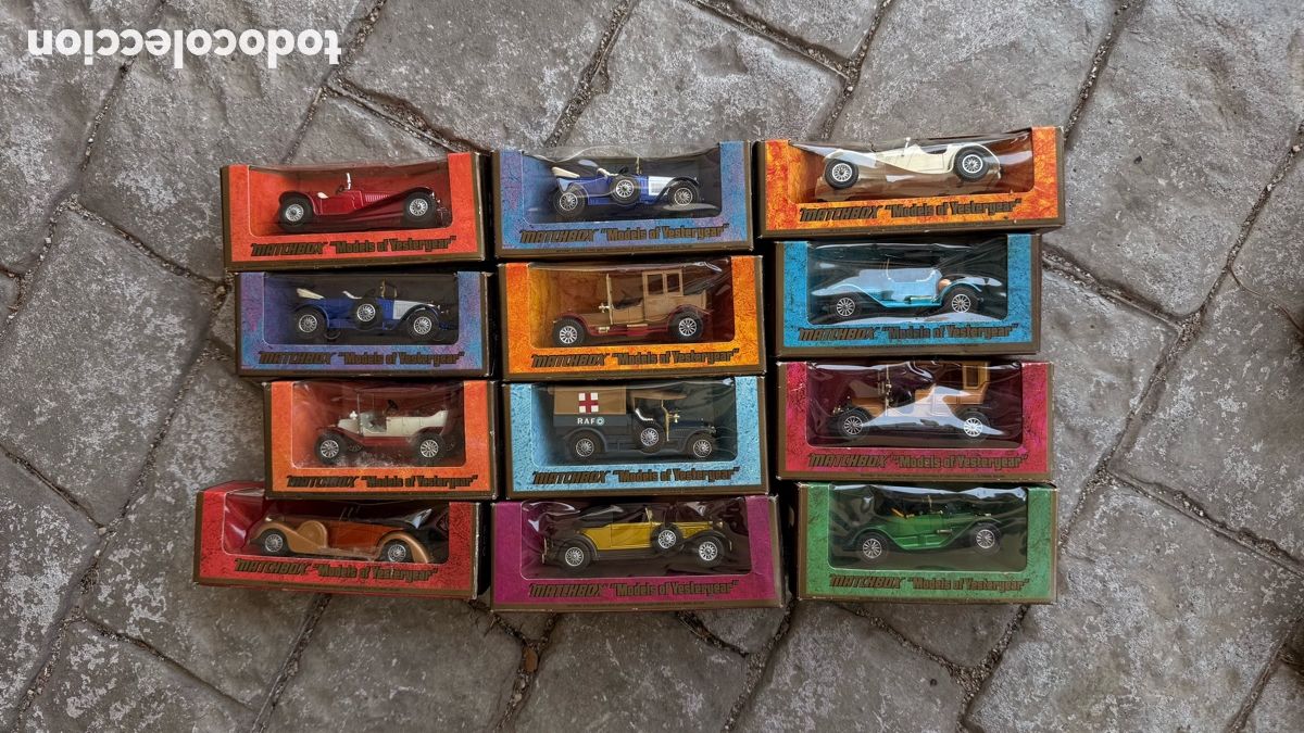 Coches a escala: Lote 11 coches Matchbox - Serie Models of Yesteryear (Con Caja)