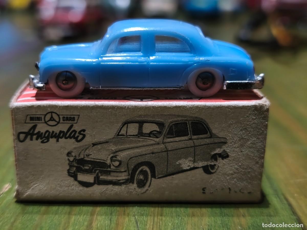 Coches a escala: Seat 1400 azul. Anguplas Mini Cars escala 1/86. Con caja.