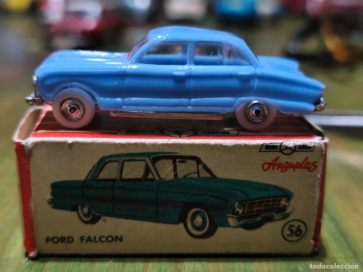 Coches a escala: Ford Falcon azul. Anguplas Mini Cars 56 escala 1/86.Con caja.