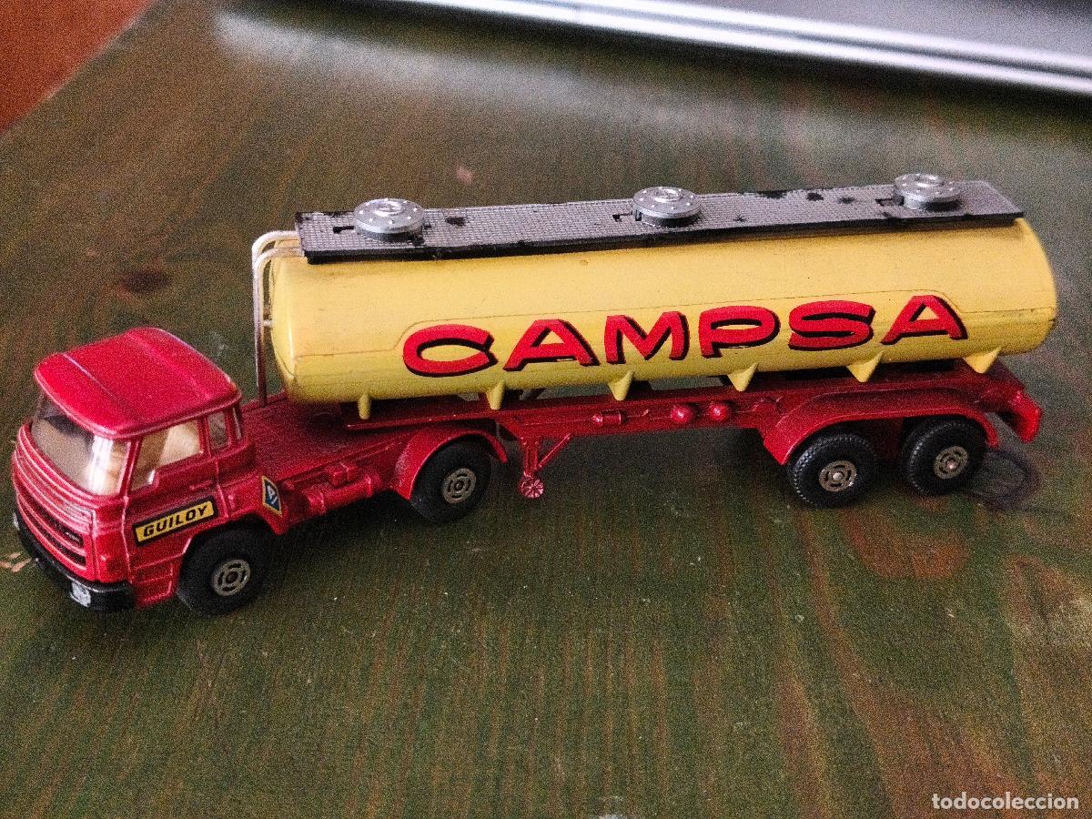 Coches a escala: Barreiros 42/38 T. Guiloy Cami&oacute;n cisterna Campsa. Escala 1/66.