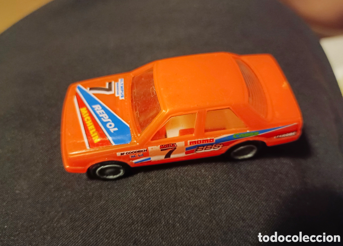 Coches a escala: Raro ford orion naranja N&deg;7 escala 1:65 transplastic