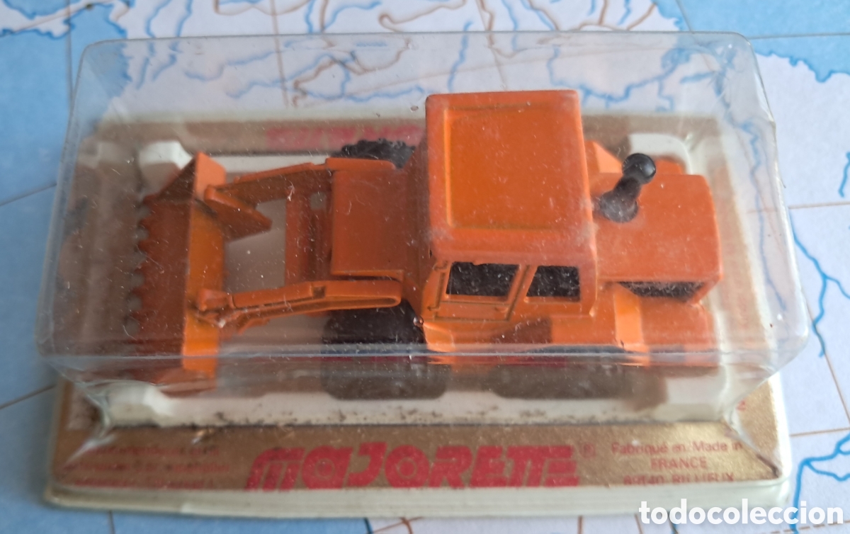 Coches a escala: Majorette escavadora en blister original - Foto 2