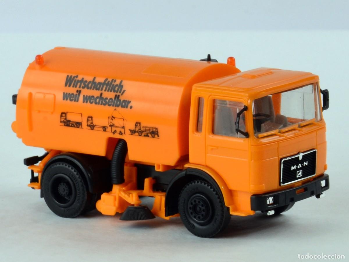 Coches a escala: Herpa Escala 1:87 H0 Cami&oacute;n Barrendero MAN F8 TSZ