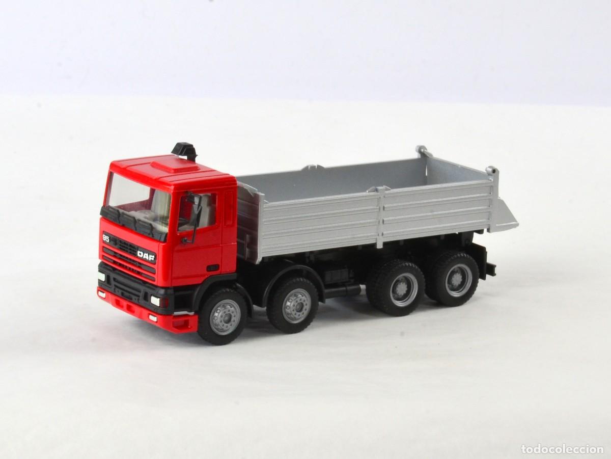 Coches a escala: Herpa Escala 1:87 H0 Cami&oacute;n Volquete DAF 95 4 Ejes