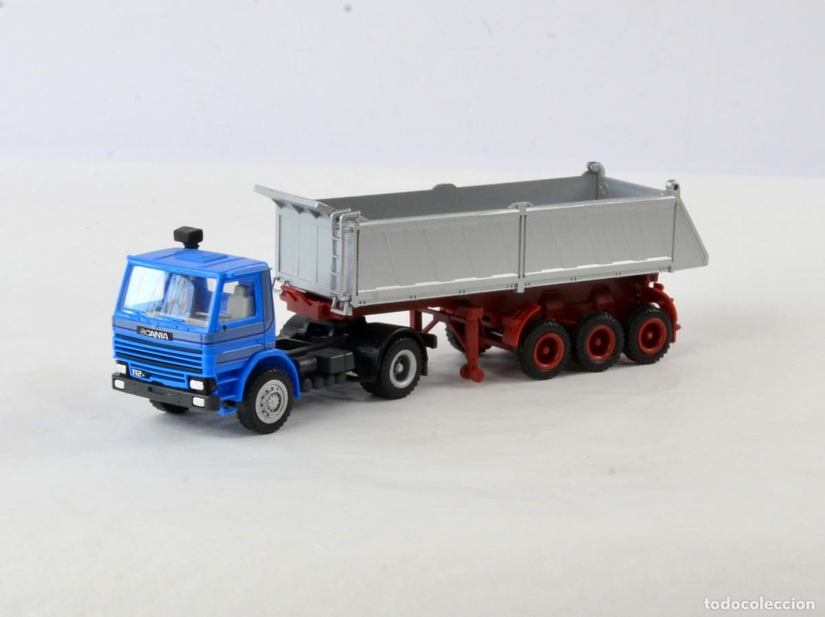 Coches a escala: Herpa Escala 1:87 H0 Cami&oacute;n Volquete Articulado Scania 112H