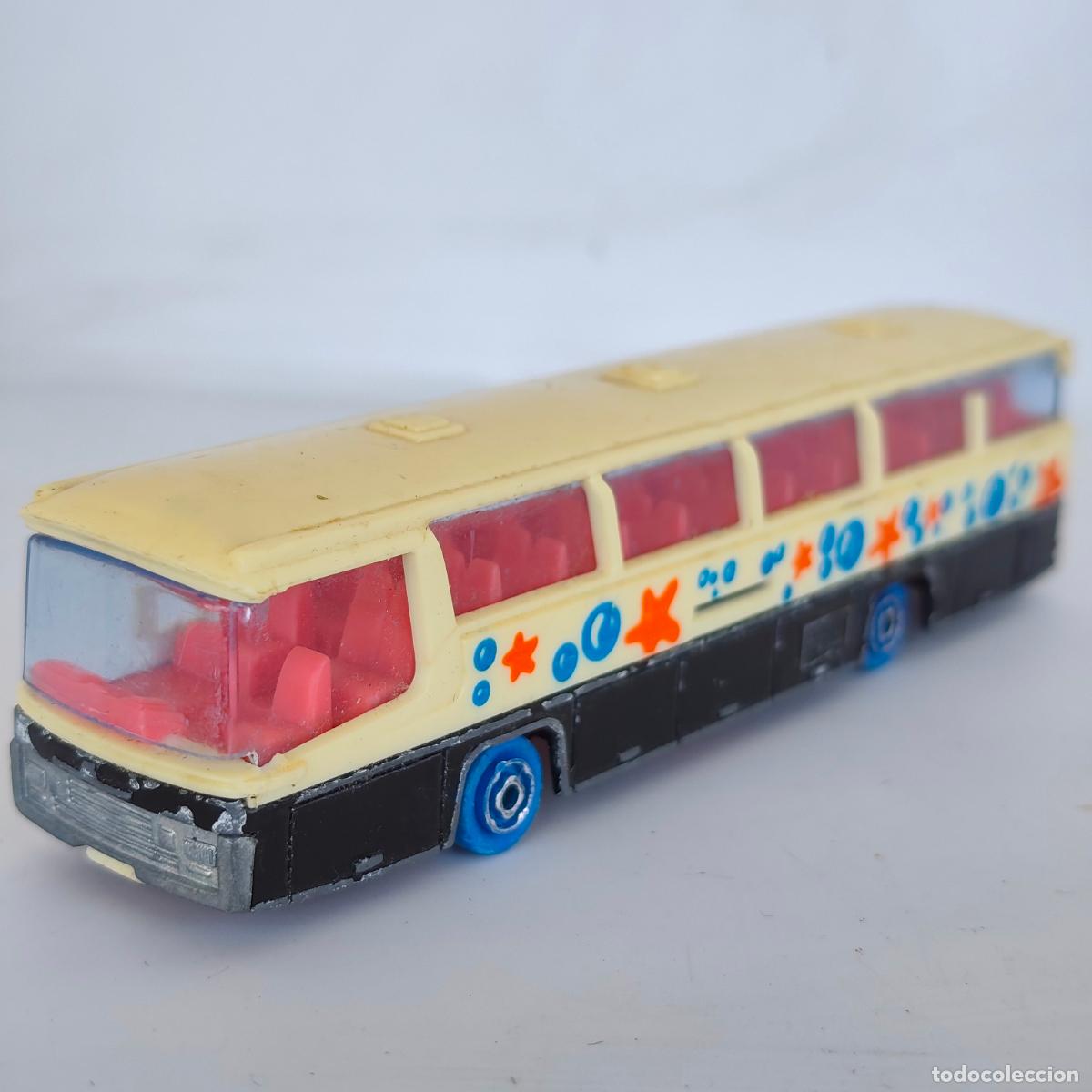 Coches a escala: Autob&uacute;s Neoplano Majorette 373 1/87 Francia A&ntilde;os 70&rsquo;s/80&rsquo;s Fiesta Burbuja Original Raro A