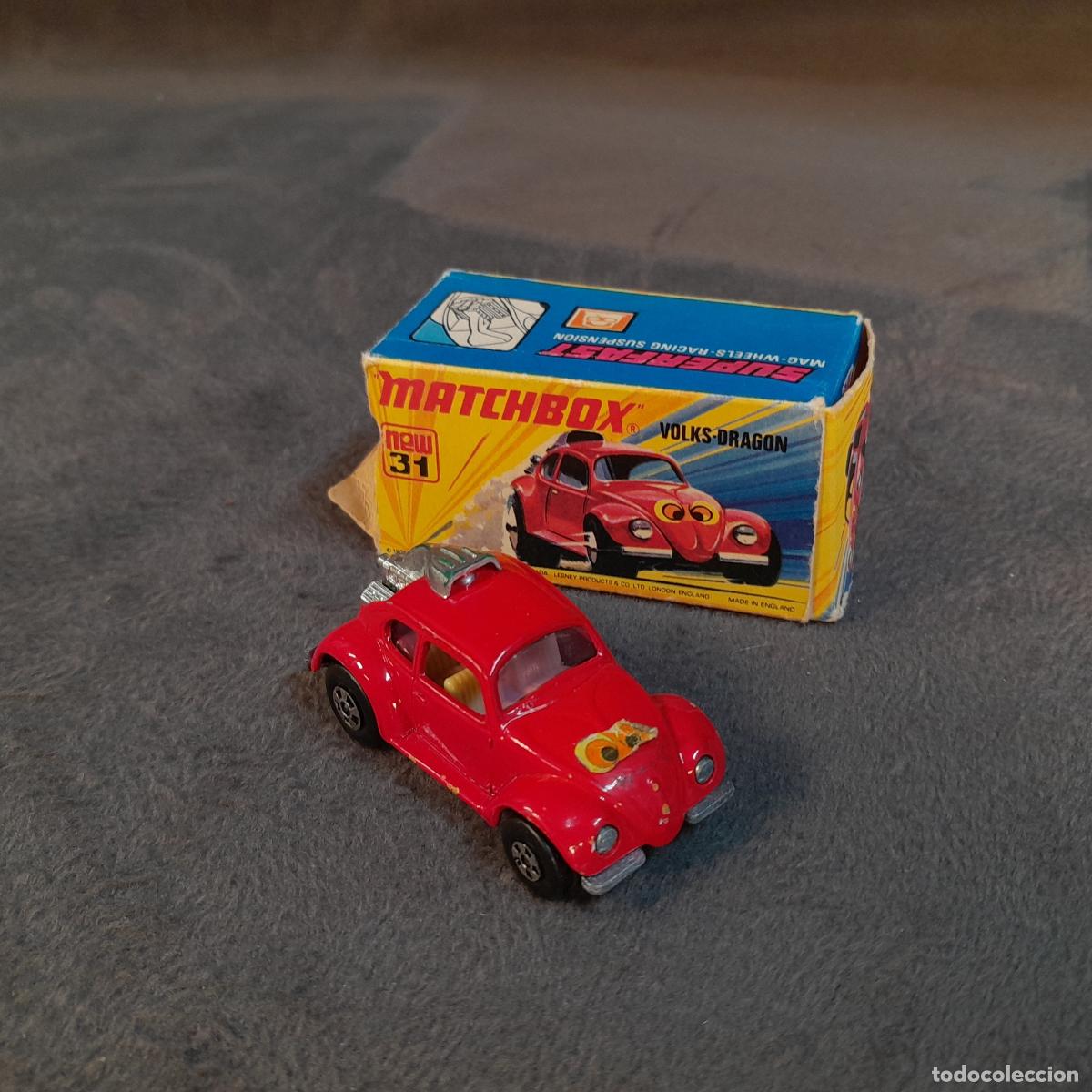 Auto in scala: CH-305. MATCHBOX &rdquo;VOLKS-DRAGON&rdquo; N&Uacute;M. 31 (BASE INFERIOR). A&Ntilde;O 1971
